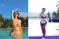 Nữ bác sĩ gốc Việt thân hình đồng hồ cát đam mê chạy marathon